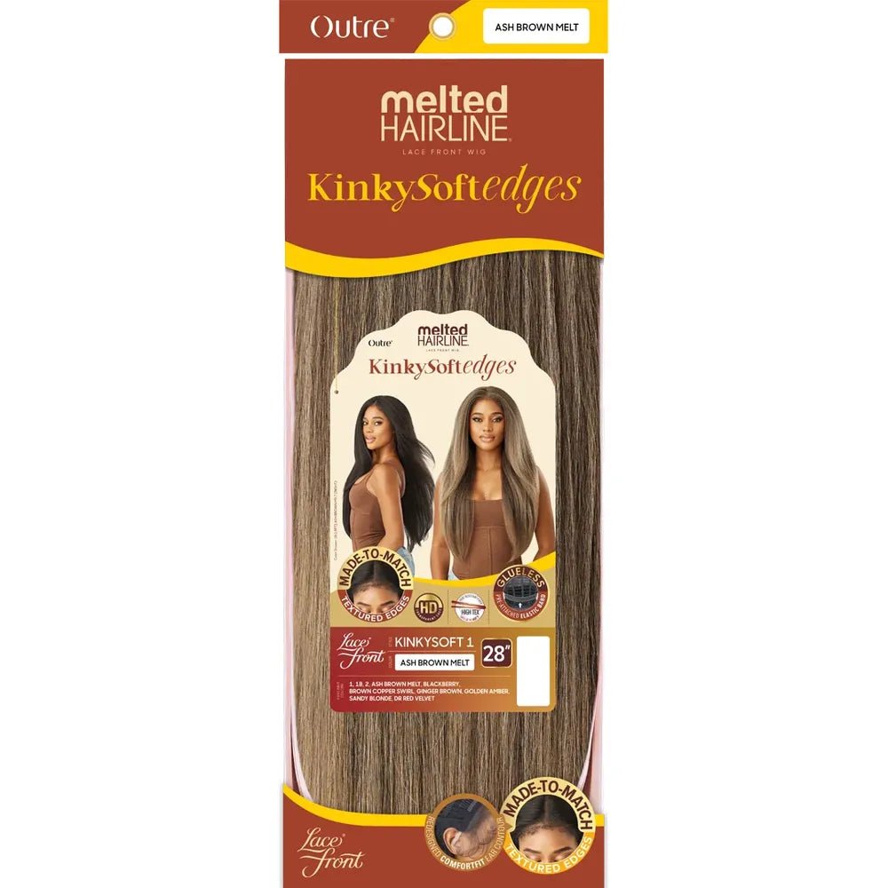 Outre Melted Hairline Kinky Soft Edges HD Lace Front Wig - Kinky Soft 1 thumbnail 8