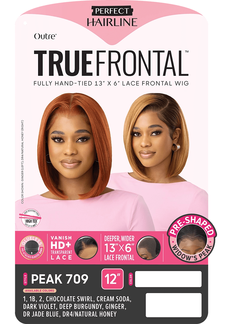 Outre Perfect Hairline True Frontal 13x6 HD Lace Front Wig - Peak 709 thumbnail 6