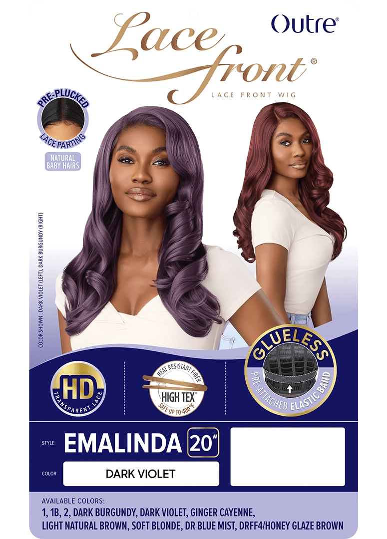 Outre Lace Front HD Synthetic Wig – Emalinda thumbnail 7