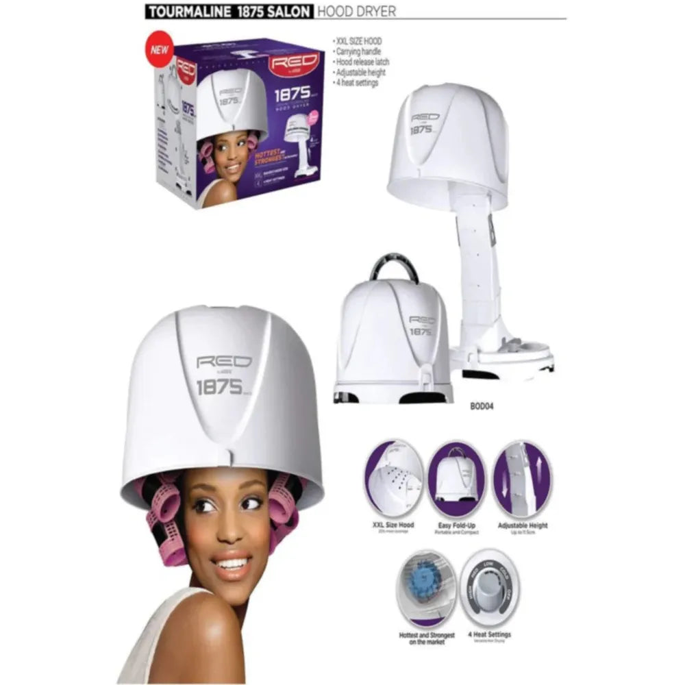 Red by Kiss 1875 Hood Dryer