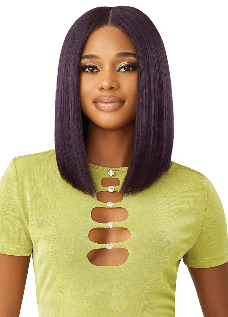 Outre 6x5 Pre-Cut Lace Closure Wig - HHB-Yaki Straight Bob 14" thumbnail 2