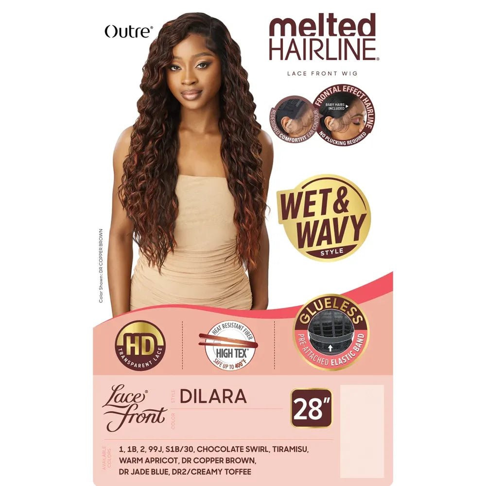 Outre Melted Hairline Synthetic HD Lace Front Wig - Dilara thumbnail 7