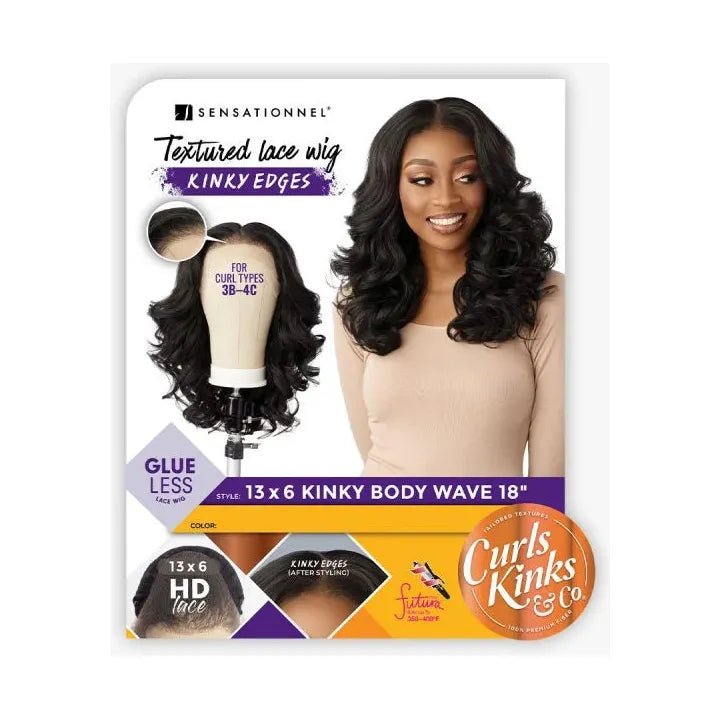 Sensationnel Kinky Edge 13X6 HD Lace - Body Wave 18" thumbnail 5