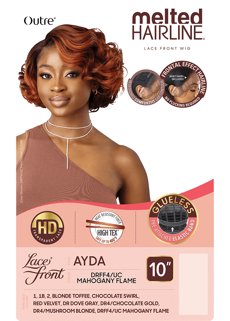 Outre Melted Hairline Synthetic HD Lace Front Wig - Ayda thumbnail 3