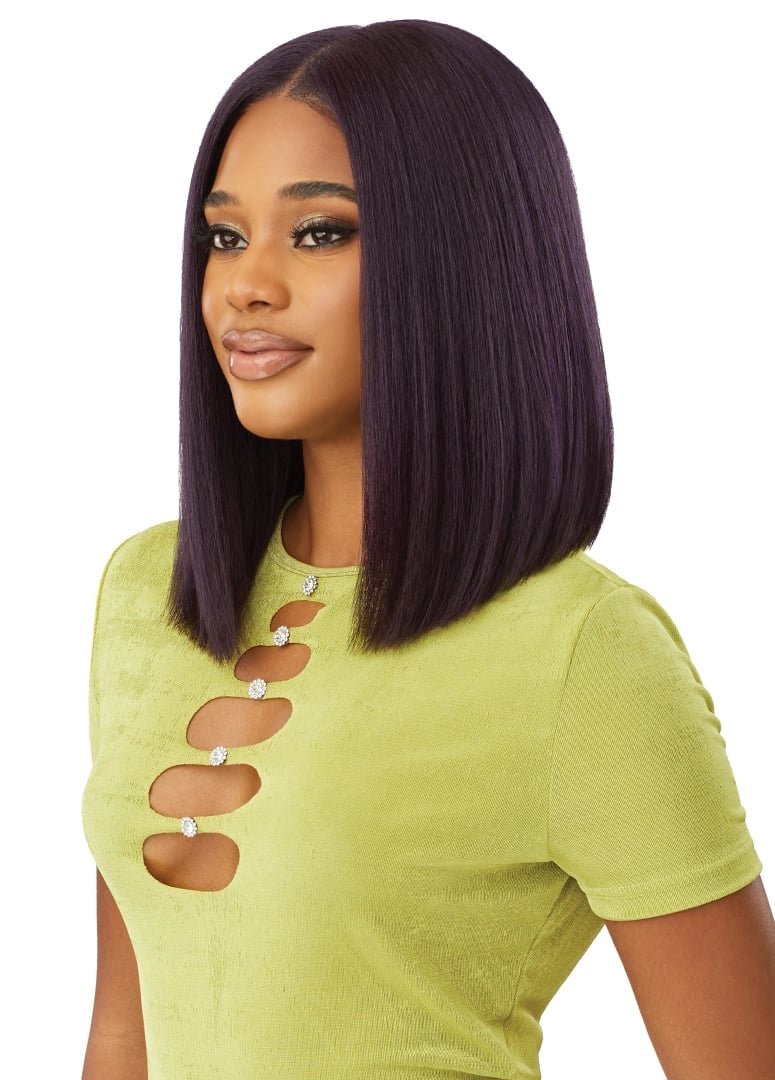 Outre 6x5 Pre-Cut Lace Closure Wig - HHB-Yaki Straight Bob 14" thumbnail 5