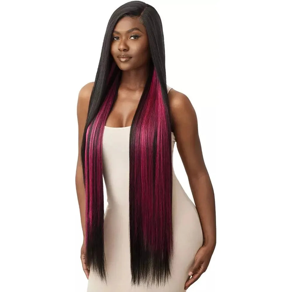 Outre Color Bomb Synthetic HD Lace Front Wig - Miraj thumbnail 3