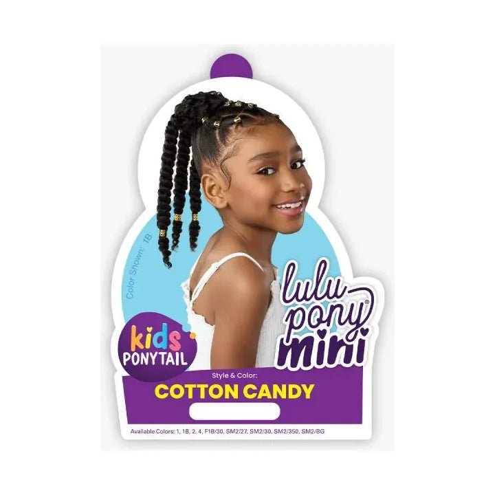 Sensationnel Lulu Pony Mini Synthetic Kids Ponytail - Cotton Candy thumbnail 5