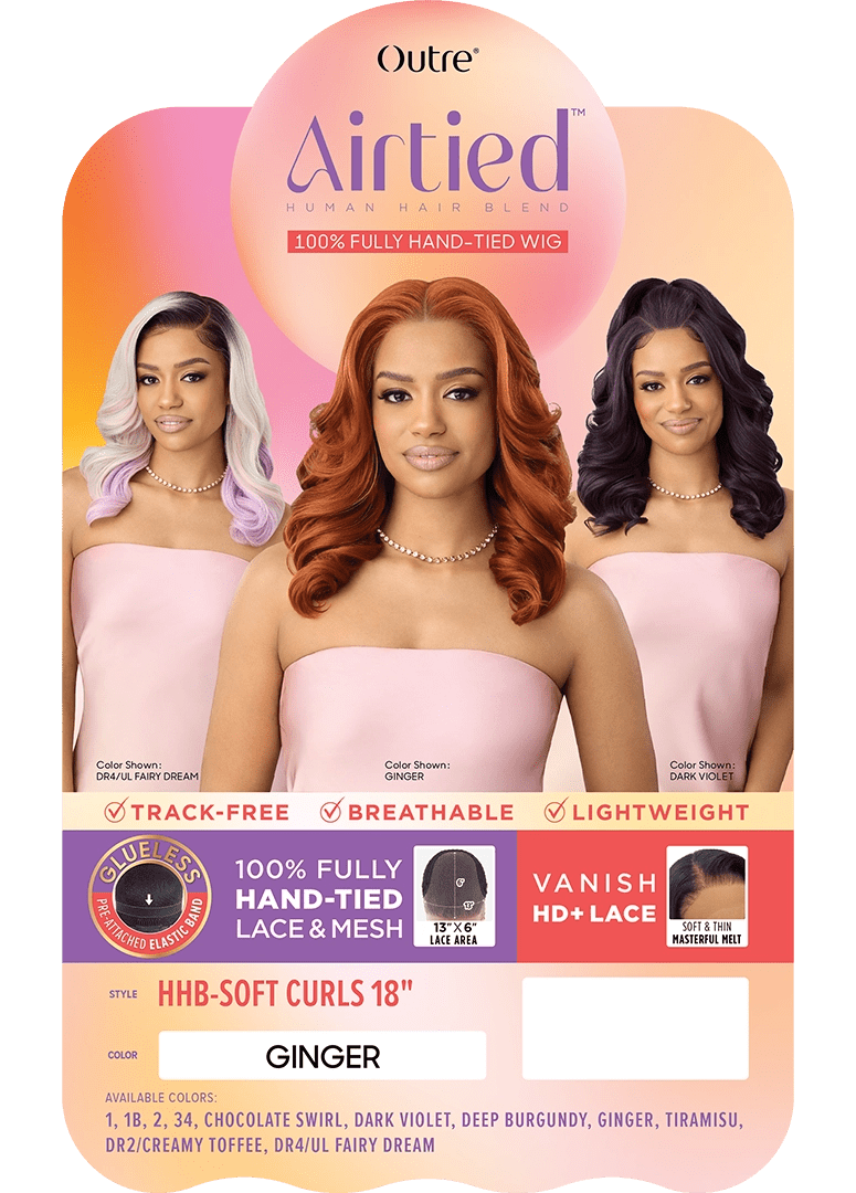 Outre Airtied Human Hair Blend Wig – HHB-Soft Curls 18" thumbnail 7