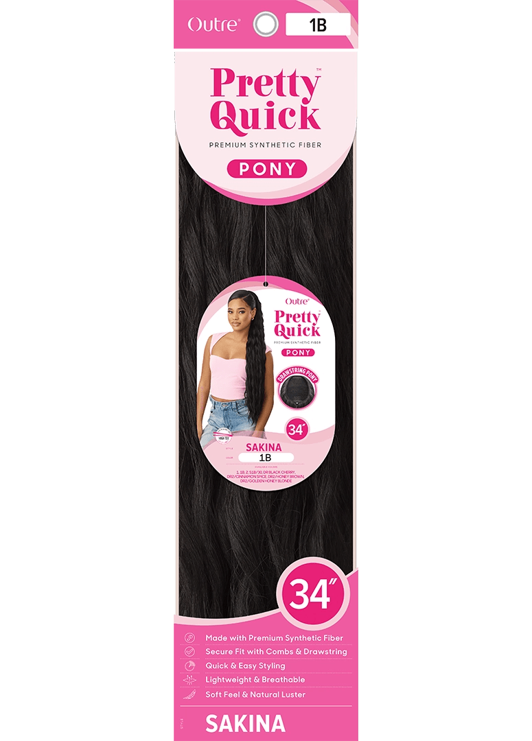 Outre Pretty Quick Ponytail – Sakina thumbnail 7