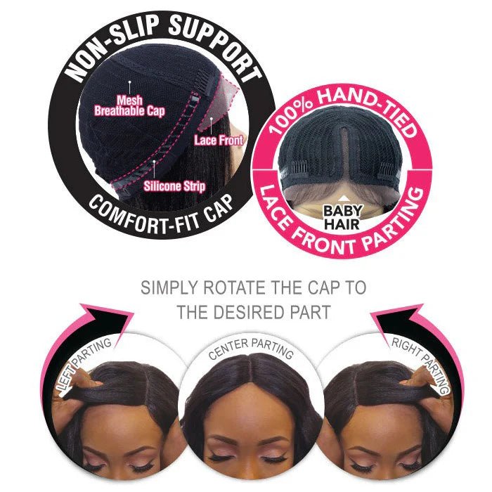 Mayde Beauty HD Lace Front Wig - Sleek Straight thumbnail 6