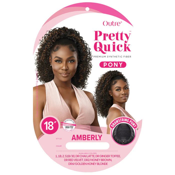 Outre Pretty Quick Drawstring Ponytail – Amberly thumbnail 6