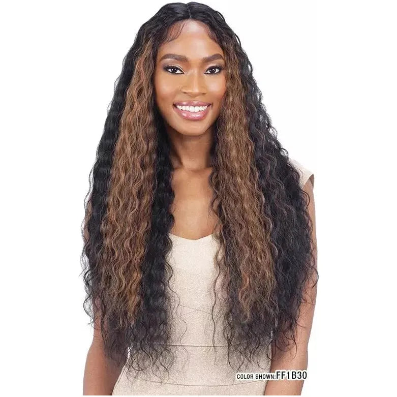 Mayde Beauty Axis Synthetic Lace Front Wig - Sleek Crimp thumbnail 3