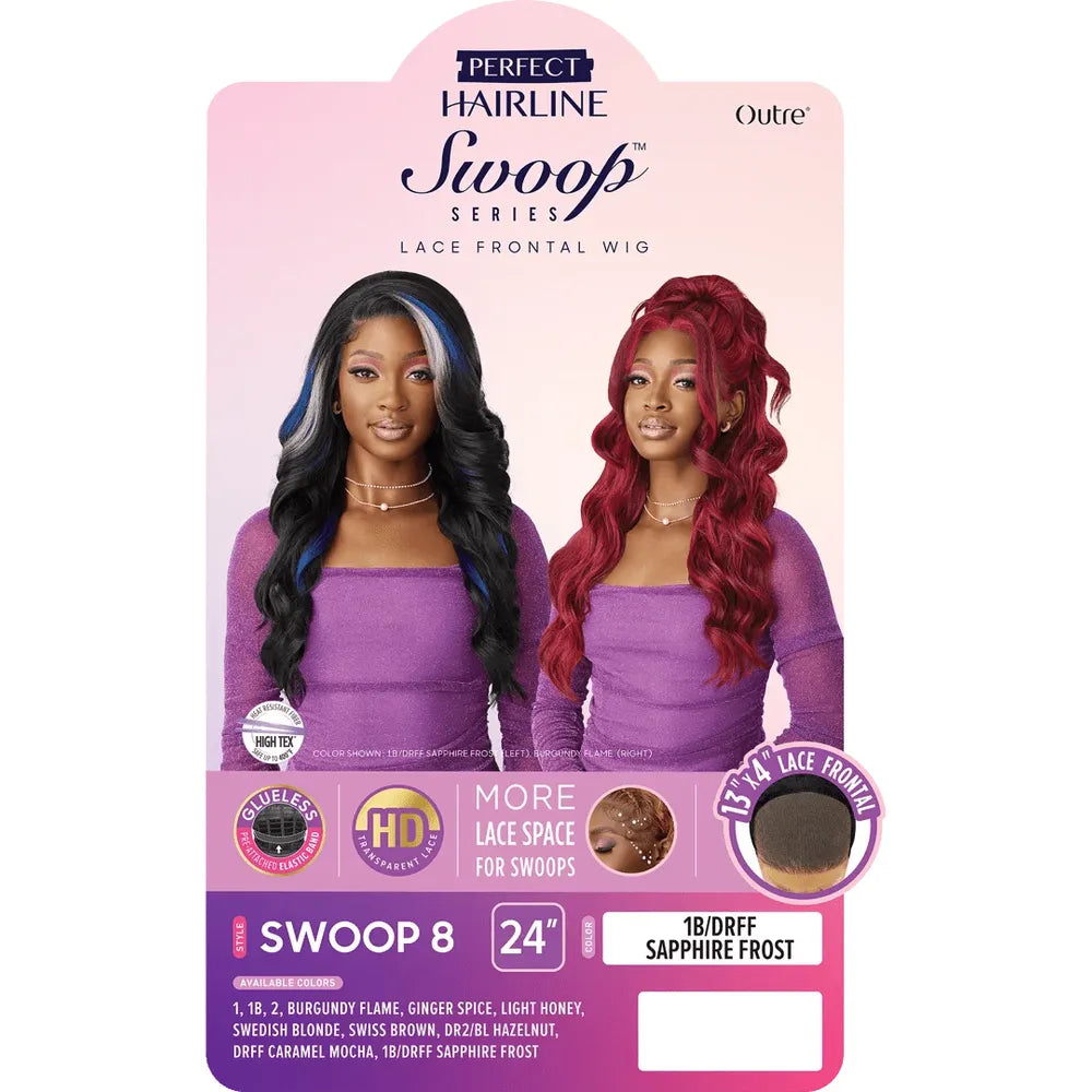 Outre Perfect Hairline Swoop Series 13x4 Synthetic HD Lace Front Wig - Swoop 8 thumbnail 7