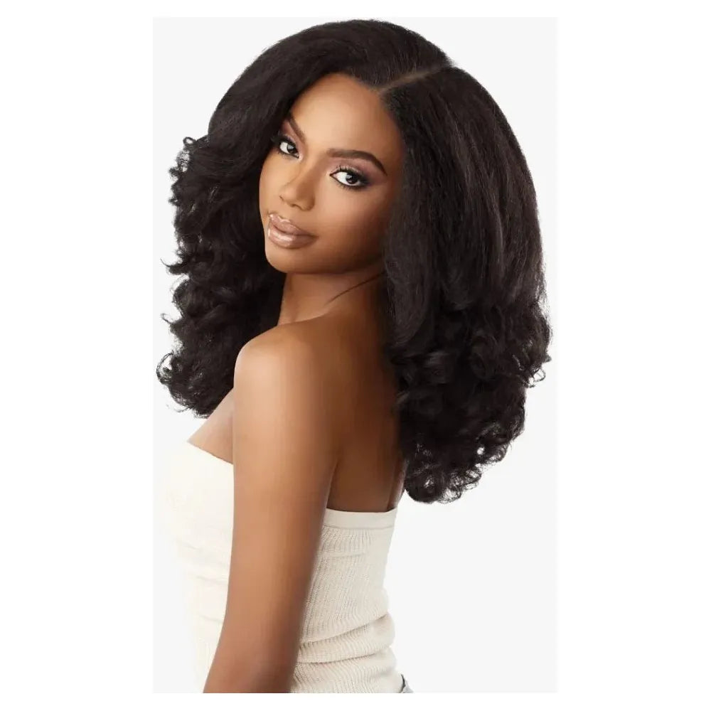 Sensationnel Kinky Edges Y-Part HD Lace Wig – Kinky Roller Set 16″ thumbnail 2