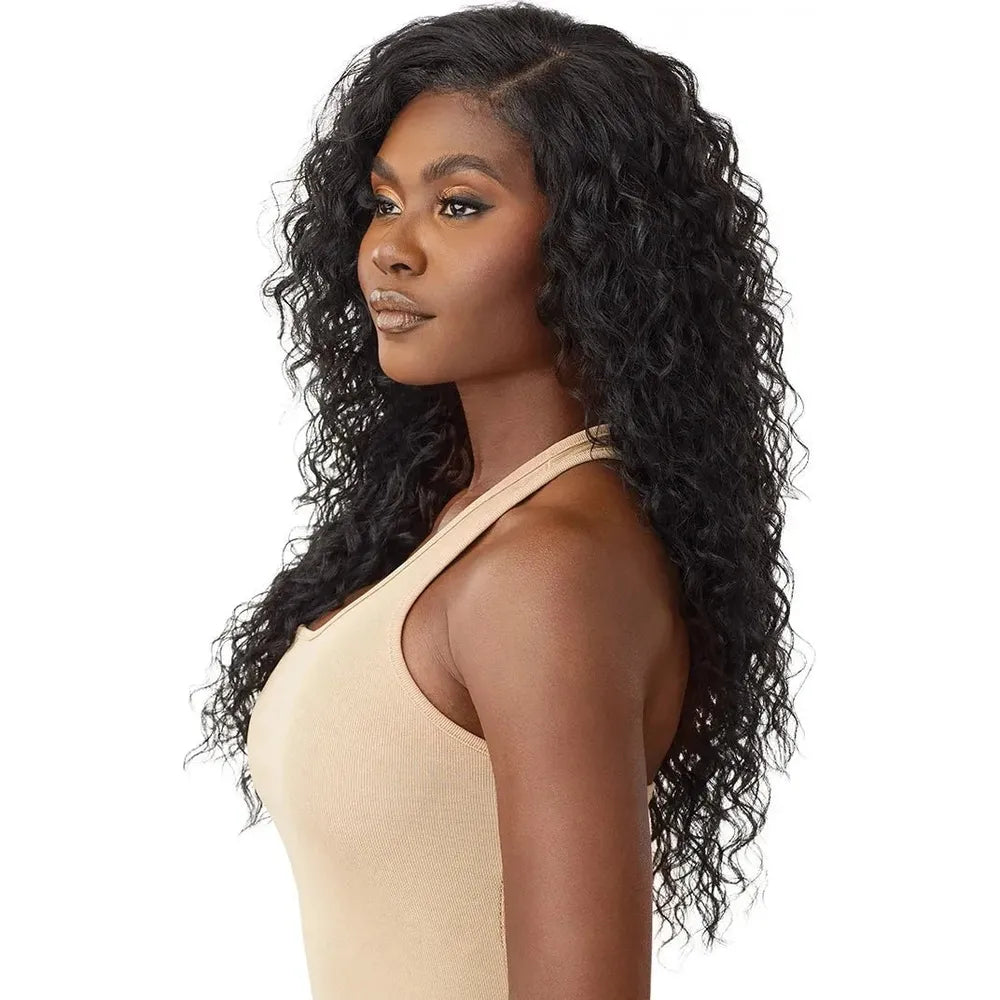 Outre 100% Human Hair Blend 5x5 HD Lace Closure Wig - Malaysian Deep 26" thumbnail 4