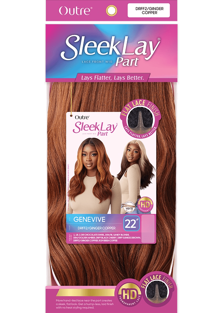 Outre Lace Front HD Synthetic SleekLay Wig - Genevive thumbnail 7