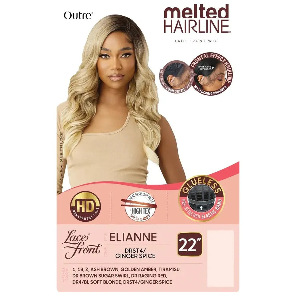Outre Melted Hairline Synthetic HD Lace Front Wig - Elianne thumbnail 7