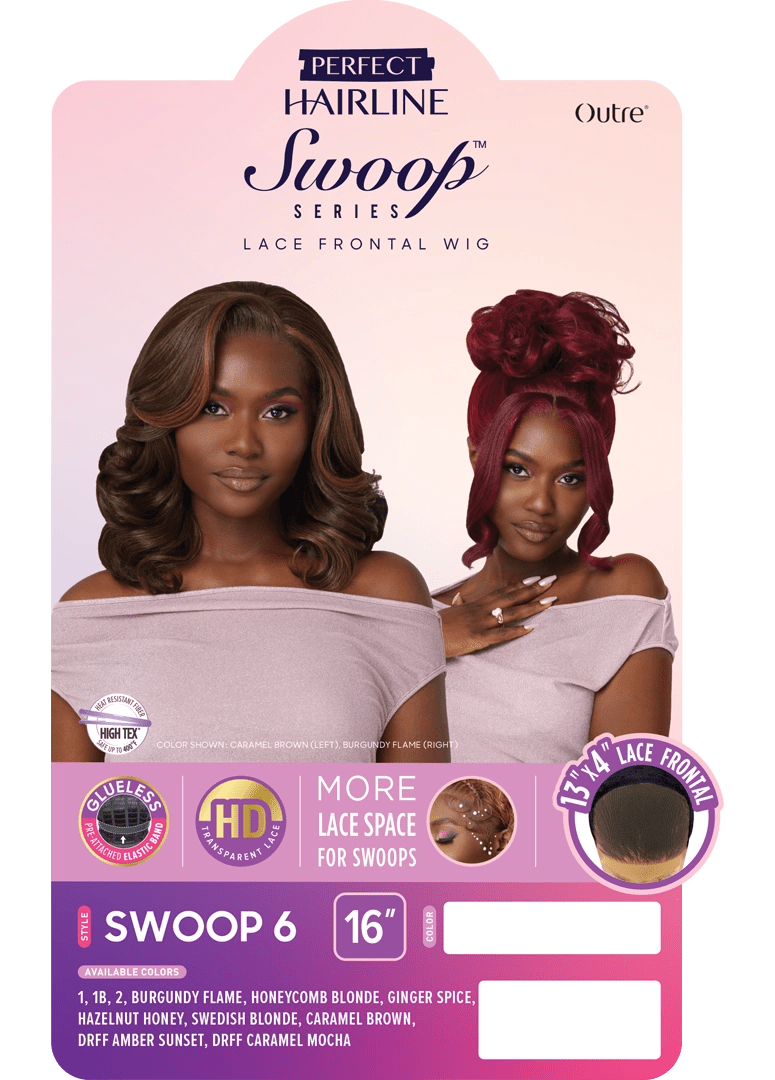 Outre Perfect Hairline Swoop Series HD Lace Front Wig - SWOOP 6 thumbnail 7