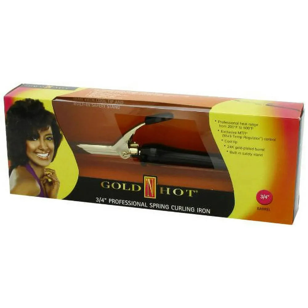 Gold 'N Hot Gold Curling Irons – 3/4" & 3/8"