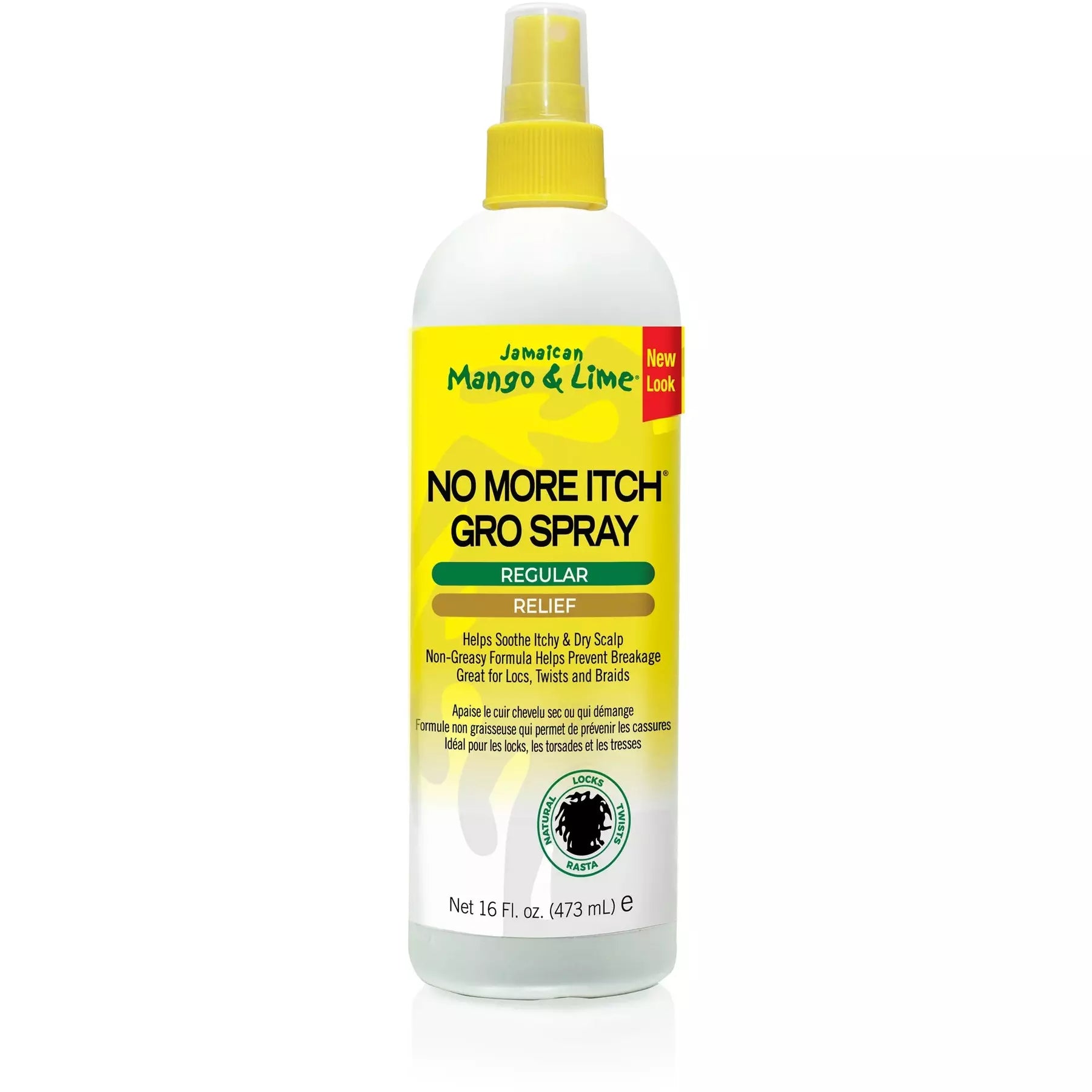 Jamaican Mango & Lime: Medicated Maximum Relief No More Itch Gro Spray 8oz,16oz thumbnail 2