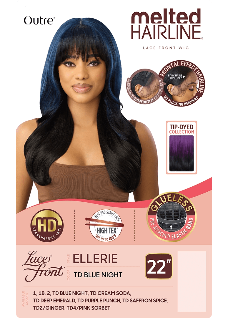Outre Melted Hairline Synthetic HD Lace Front Wig - Ellerie thumbnail 7