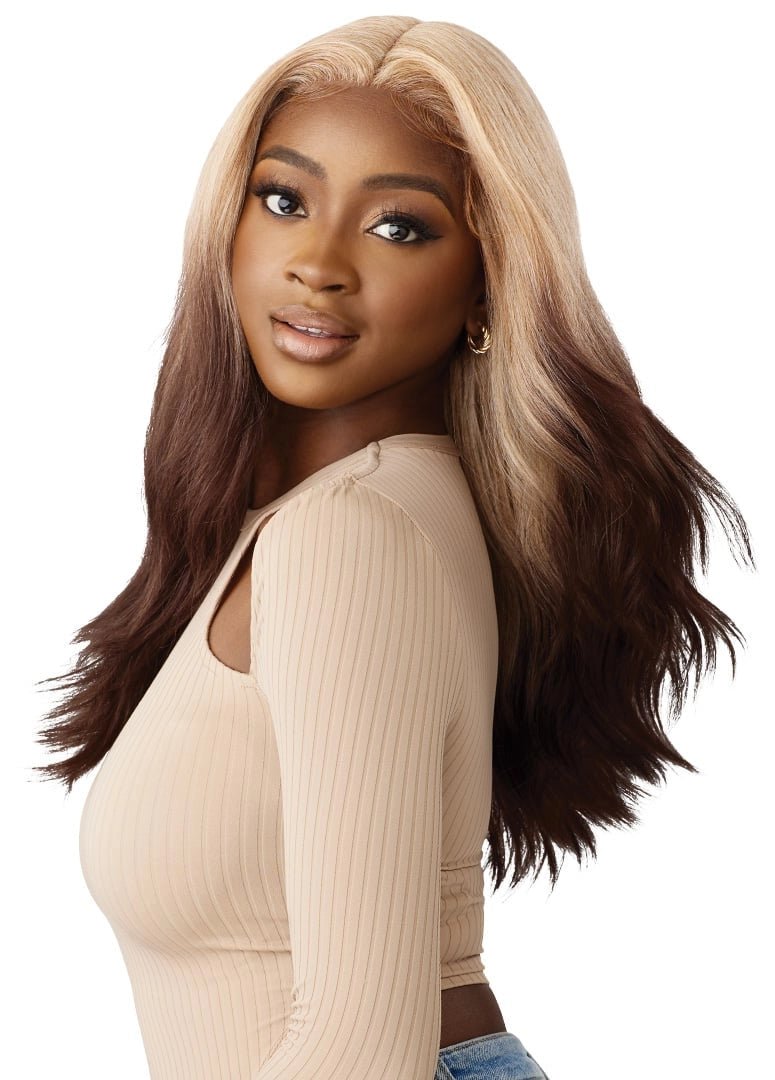 Outre Lace Front HD Synthetic SleekLay Wig - Genevive thumbnail 3