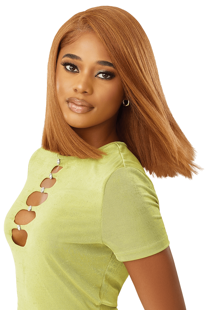 Outre 6x5 Pre-Cut Lace Closure Wig - HHB-Yaki Straight Bob 14" thumbnail 3