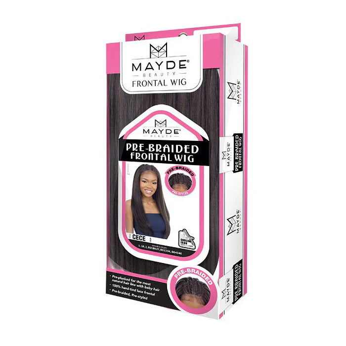 Mayde Beauty Synthetic Pre-Braided HD Lace Front Wig - Cece thumbnail 3