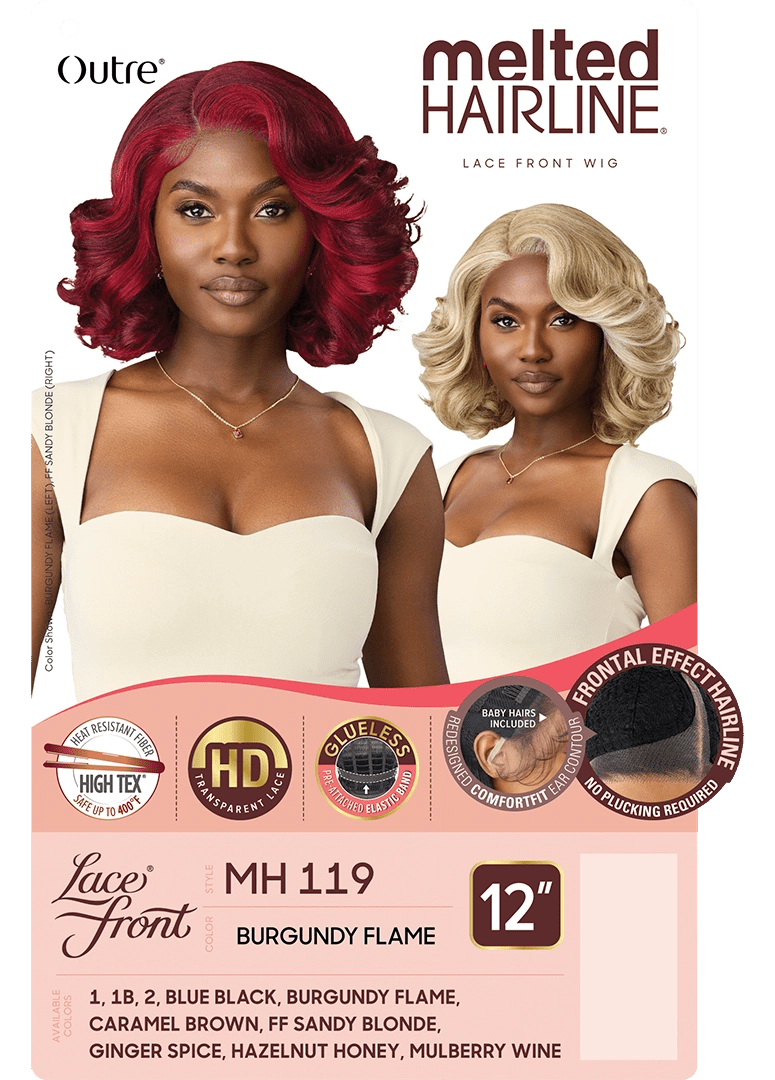 Outre Melted Hairline Synthetic HD Lace Front Wig – MH 119 thumbnail 7