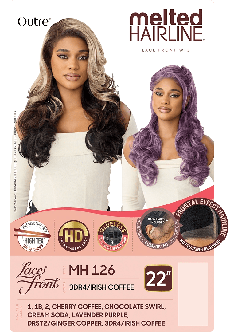 Outre Melted Hairline Synthetic HD Lace Front Wig - MH 126 thumbnail 7