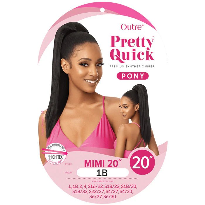 Outre Pretty Quick Drawstring Ponytail – Mimi 20” thumbnail 5
