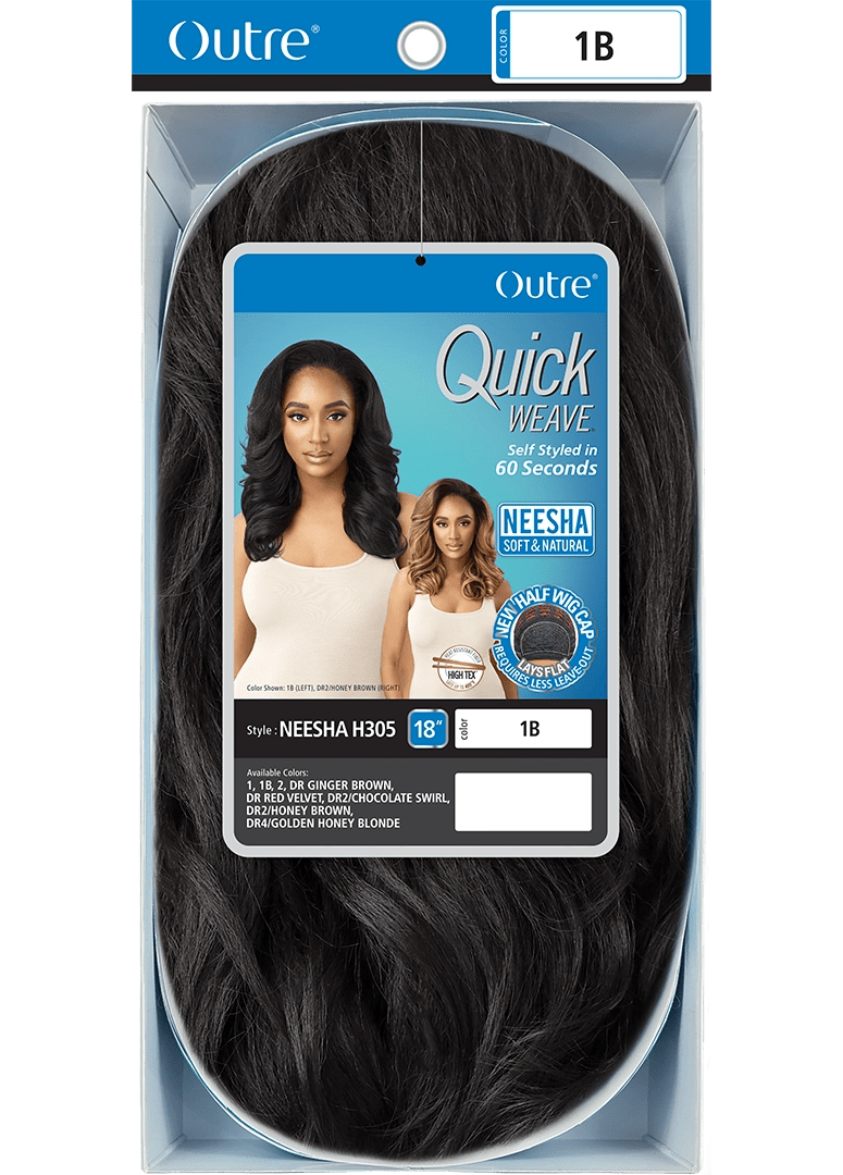 Outre Quick Weave Synthetic Half Wig - Neesha H305 thumbnail 7