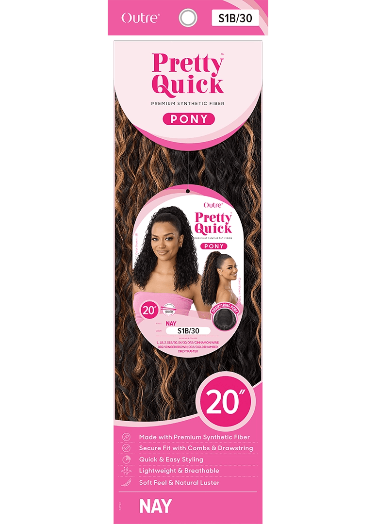 Outre Pretty Quick Drawstring Ponytail – Nay thumbnail 3