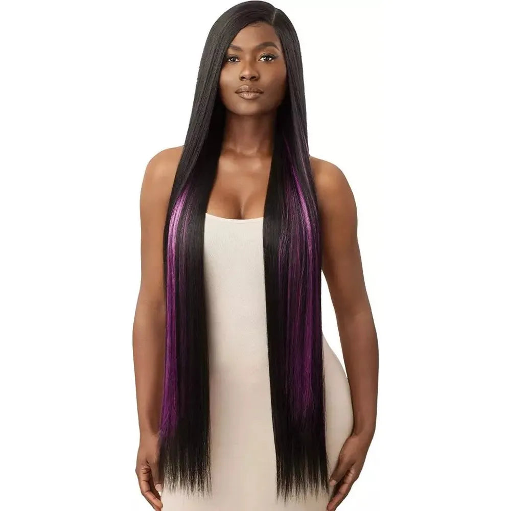 Outre Color Bomb Synthetic HD Lace Front Wig - Miraj thumbnail 5