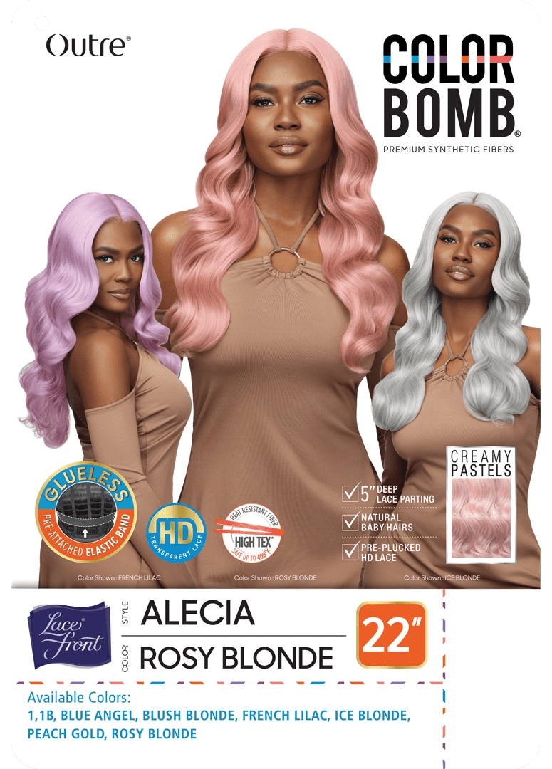 Outre Color Bomb Synthetic HD Lace Front Wig - Alecia thumbnail 10