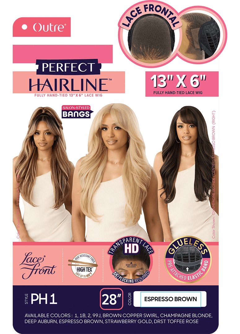 Outre Perfect Hairline Lace Front 13x4 Wig –  PH 1 thumbnail 8
