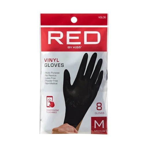 Black Vinyl Gloves 8pcs thumbnail 2