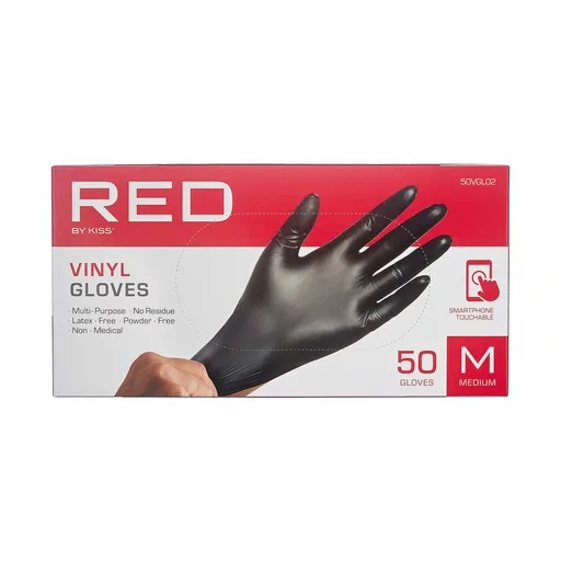 Black Vinyl Gloves 50 pcs alternate