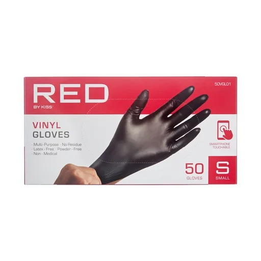Black Vinyl Gloves 50 pcs