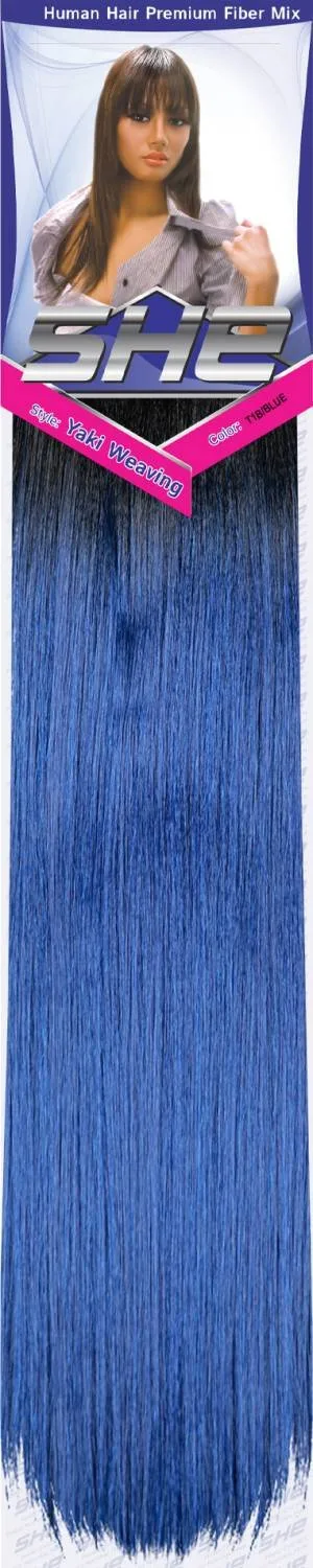 SHE Yaki 100% Human Hair Blend - Straight thumbnail 178
