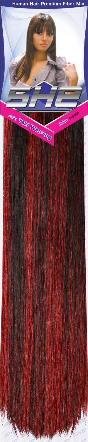 SHE Yaki 100% Human Hair Blend - Straight thumbnail 55