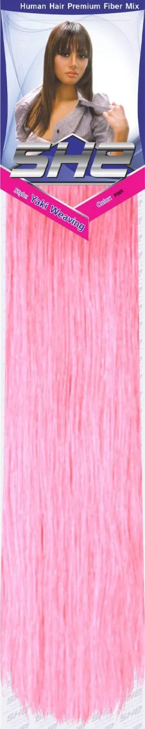 SHE Yaki 100% Human Hair Blend - Straight thumbnail 60