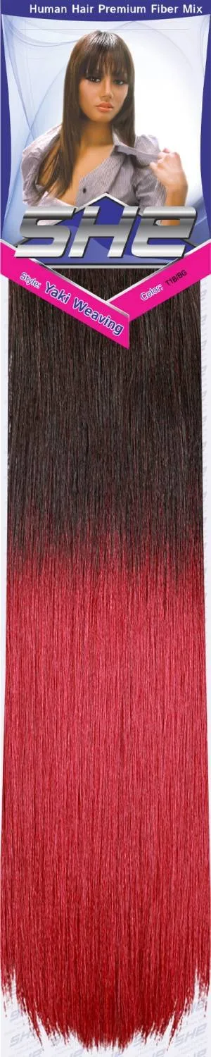 SHE Yaki 100% Human Hair Blend - Straight thumbnail 144