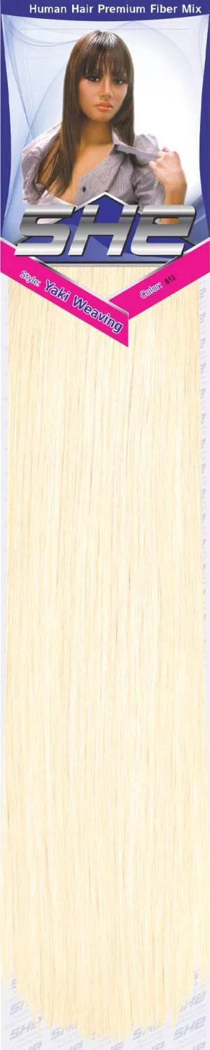 SHE Yaki 100% Human Hair Blend - Straight thumbnail 43