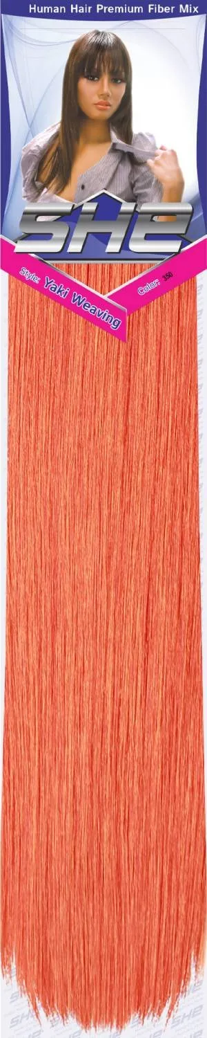 SHE Yaki 100% Human Hair Blend - Straight thumbnail 188