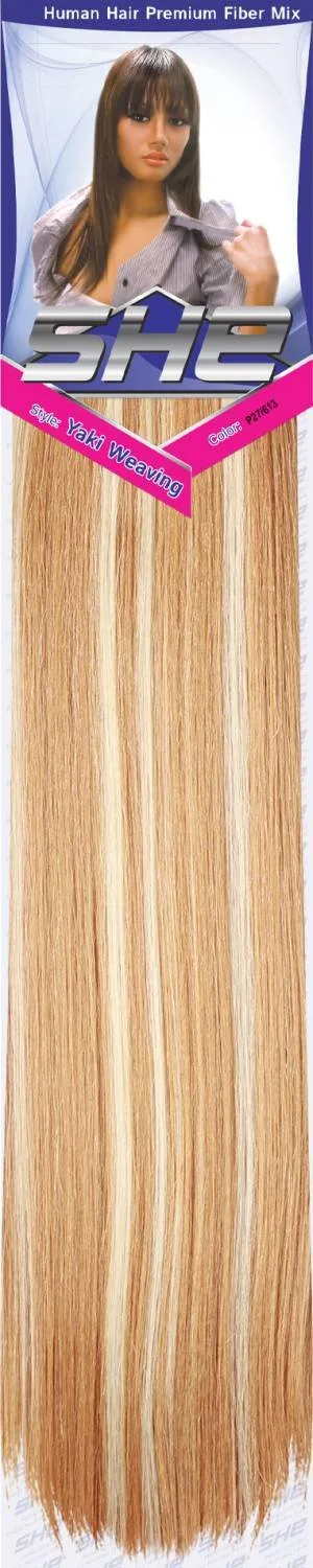 SHE Yaki 100% Human Hair Blend - Straight thumbnail 97