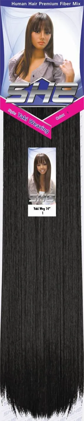SHE Yaki 100% Human Hair Blend - Straight thumbnail 149