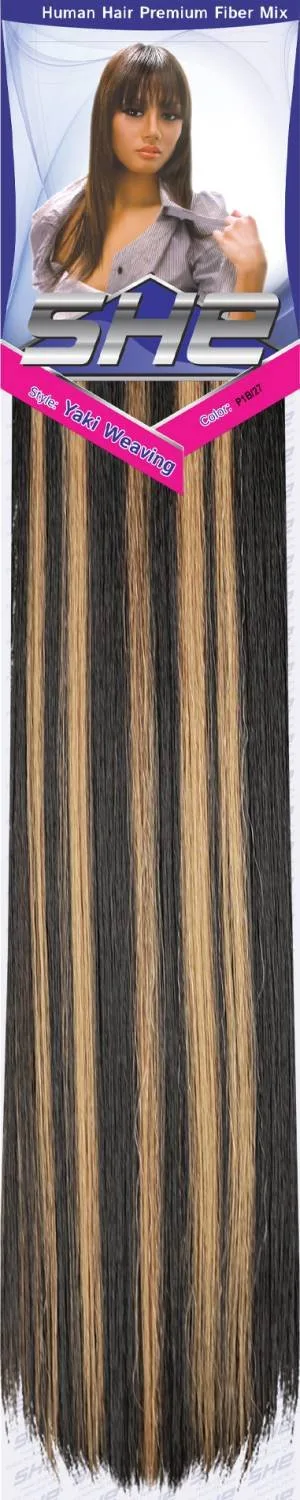 SHE Yaki 100% Human Hair Blend - Straight thumbnail 17