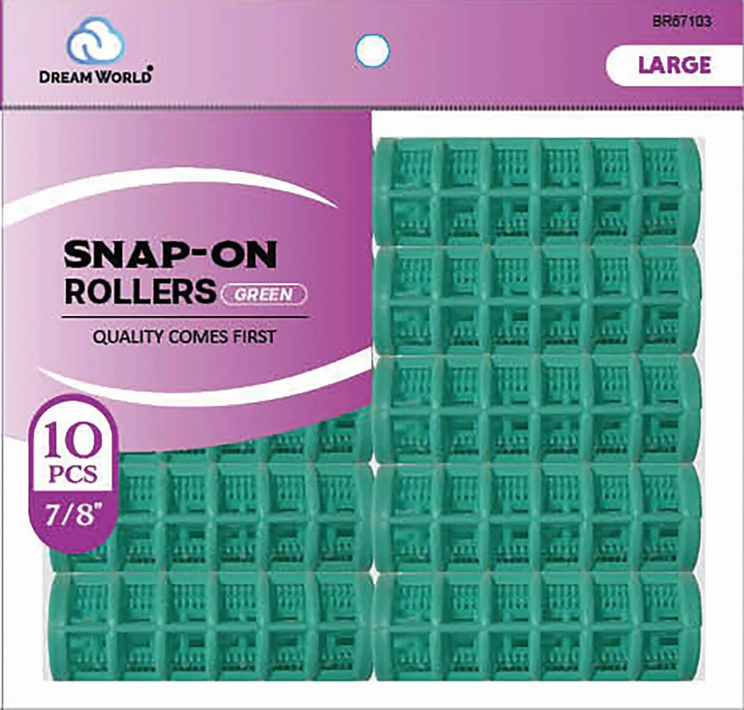 DREAM ROLLER S/ON-GN 10CT LARGE