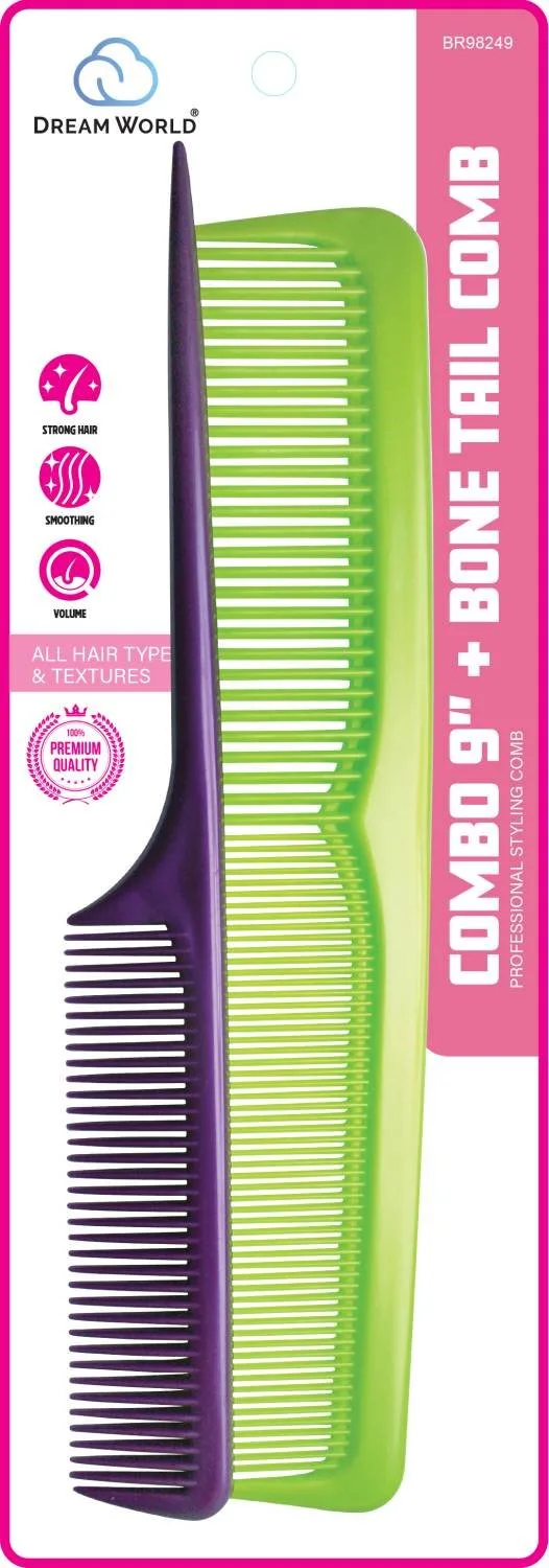 DREAM COMB COMBO 9IN+BONE TAIL (9INCH)